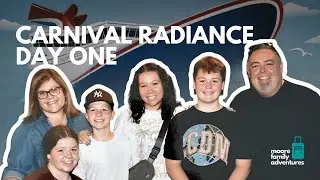 Moore Family Adventures | Day One on Carnival Radiance | Celebrating 50th Anniversary
