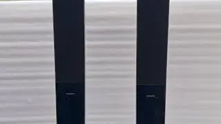 SONY SLIM TOWER SPEAKER SYSTEM Nice Sound Quality and Condition Contact number - 8750424840