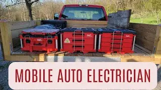 Mobile auto electrician Milwaukee Packout service truck