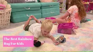 The Best Large Kids Rainbow Rugs For Living Room To Create Baby Paradise - VUDECO