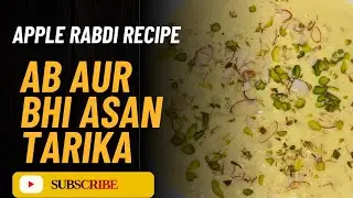Apple Rabdi Recipe | Easy Rabdi Recipe | Festive Dessert | Rasoda Expert