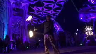 Burning Man 2019 Fire Spinning.