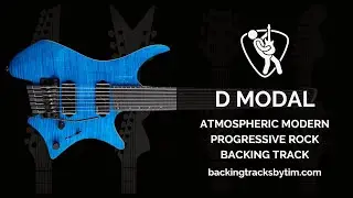 Atmospheric Modern Progressive Rock Backing Track in D | 100 BPM