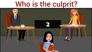 detective puzzle 5 | help the lady to find the culprit
