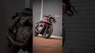 Modified Continental GT 650 with Red Band Racing Tuned Pops and Bangs