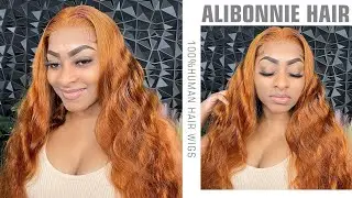 Affordable Curly Copper Ginger Wig @alibonniehair
