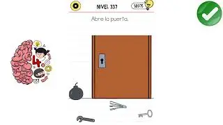 Brain Test 4 - Nivel 337 Abre la puerta. Soluci&oacute;n