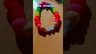 NYAN CAT ROTATOR!! #kan di #bracelet #colorful #cat #nyancat #rotatorcuff #making
