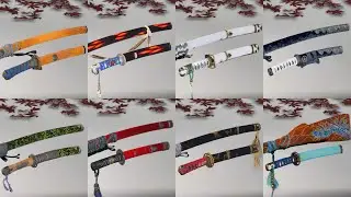 Ghost of Tsushima - All SWORD, BOW & DYE variations from BASE GAME & NEW GAME+