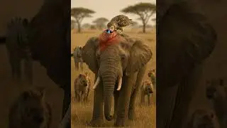 avanna Doctor! Owl Treats Elephant&rsquo;s Swollen Bump.#wildlife #elephant #owl #nature #viralshorts