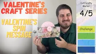 Valentine&rsquo;s Spin Message Box | 3D Paper Craft with 7 Sheets
