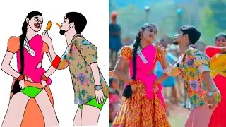 RANU BOMBAI KI RANU FULL SONG MEME DRAWING | Ramu Rathod | Likhita | kalyan key | Prabha | rathod 