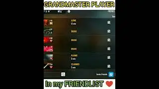 GRANDMASTER PLAYER IN MY FRIENDLIST &hearts;️#ambesh03