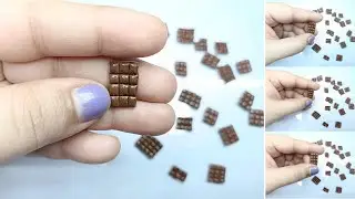 Miniature Dairy Milk Chocolate Charms making in Quick and simple method | Tik tok | Clay Modelling
