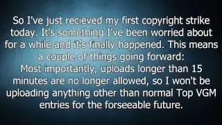 Copyright Strike Info...