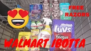 Couponing at Walmart Ibotta 💥 Walmart freebies free razors  Walmart couponing this week Ibotta deals