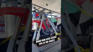 Brand New Honda CR250R still in the crate!! #honda #cr250 #2stroke #supercross #dirtbike #motorcross