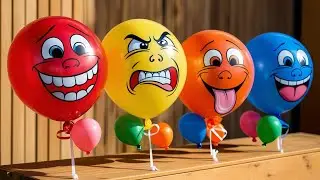 Satisfying Slime Balloon Popping Challenge! What&rsquo;s Inside These Mystery Balloons