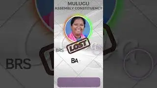 Mulugu MLA Candidates List & Results #mulugu#telangana#elections#congress#brs#trendingshorts