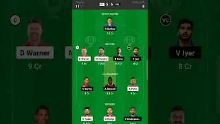 DC VS KOL DREAM 11 PREDICTION, DC VS KOL TODAY MATCH DREAM 11 TEAM, #DCvsKOL #dream11 #shorts #ipl