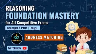 Address Matching | Reasoning Foundation Mastery | Concepts & PYQs | Telugu | All Competitive Exams