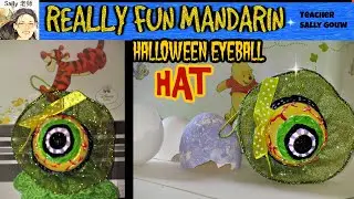 Let's Have Fun For A Summer Halloween Crafts |2022 Halloween Eyeball Hat |Eggshells Crafts |Recycled
