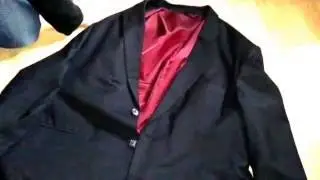 Sakko zusammen legen Jacke Anzug Jacket zusammenlegen Sacco lagern Anleitung