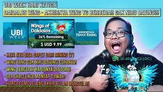 DAY 3 UBIWEEK | DAIDALOS WING CAKEP BANGET BUAT SET CHALLENGE!! | Growtopia Indonesia