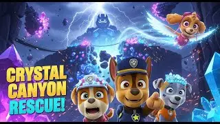 Paw Petrol Crystal Canyon Mega Rescue! 💎🌪️ Epic 3D Cartoon Adventure for Kids