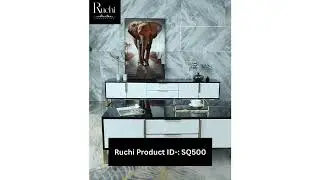 Elegant Wooden Coffee Table And TV Stand Set | RuchiCollection Product ID:- SQ500