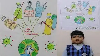 corona warriors drawing/covid 19 poster making/ corona virus poster /corona virus drawing