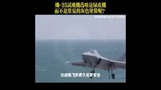歼 35试飞机为啥是&ldquo;绿皮机&rdquo;，而不是常见的灰色涂装呢？ #軍事戰爭#戰爭 #軍事科普 #漲知識 #冷知识