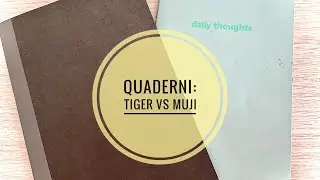 Quaderni Tiger Vs Muji , quali scegliere per le nostre Stilo?