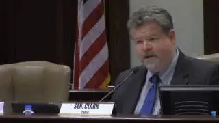 Arkansas State Senator Alan Clark asking AR Child Services Director about whistleblowers in ARDHS 2