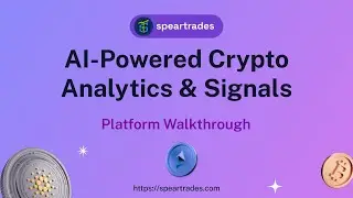 SpearTrades Platform Walkthrough | AI Crypto Analytics, Signals, Portfolio & Market Dashboard