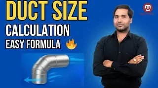 Duct Size Calculation & Air Velocity in HVAC System | Main, Branch, Grill & Plenum Explained