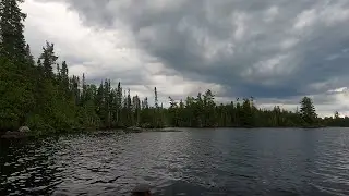 Paddling - Caribou Lake from the Swamp Lake portage to Campsite 671 in the BWCA