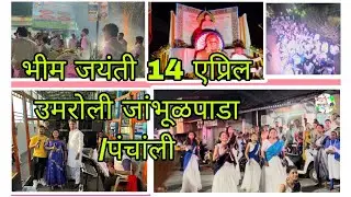 भिम जयंती14/एप्रिल 2k25उमरोली /jambulpada/पंचांली