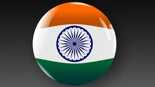 Circular 3D indian flag design in CorelDRAW | Coreldraw tutorial | Graphic design
