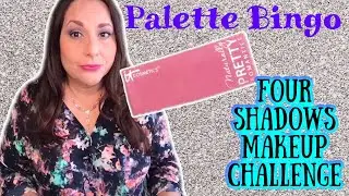 GRWM Palette Bingo #2 | iT Cosmetics Naturally Pretty Romantics | Four Shadow Palette Challenge ☺️