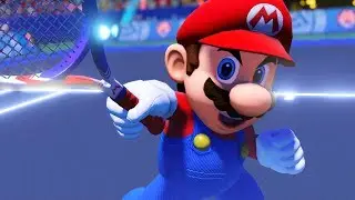 Mario Tennis Aces - Classic Mario Vs Pro Luigi