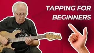 Easy Tapping Lesson For Beginners | Guitar Lessons With Old Grey Guitarist