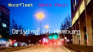 Driving in Hamburg *[Moorfleet ➡️ Sankt Pauli]*[4K]*