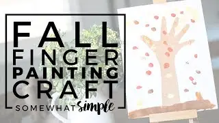 Fall Art Project for Kids &ndash; Fingerprint Fall Trees