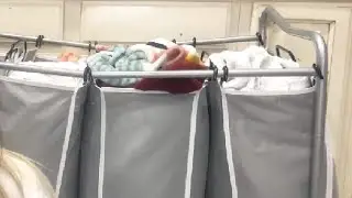 Simple Houseware 4 Bag Heavy Duty Laundry Sorter Rolling Cart Review
