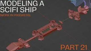 Chapter: High Poly Modeling scifi ship 