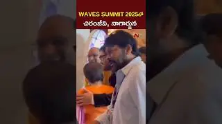 Chiranjeevi And Nagarjuna Attend WAVES SUMMIT 2025 | World Audio Visual Entertainment Summit | Ntv