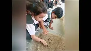 Motor skill with sand | Saturday School activities| learning songs | Beautiful nature walk |