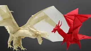 Оригами Драконы Тадаши Мори Индивидуальная формовка