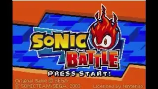 Sonic Battle (Sonic's Story) Episode 1. Sandbox Battle Simulator!